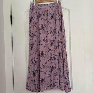 Flower maxi skirt